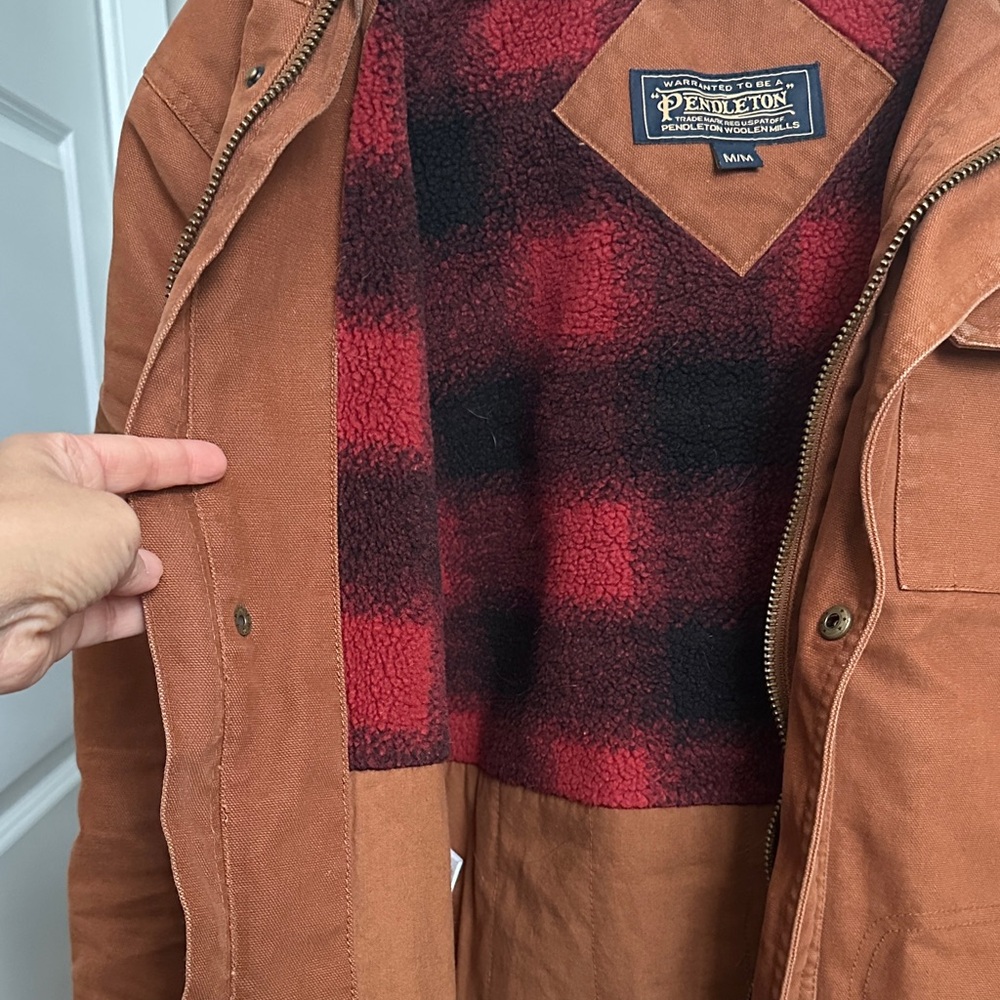 Pendleton Men's Tan Military Jacket - Picture 6 of 7